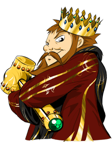 The Bail King mascot
