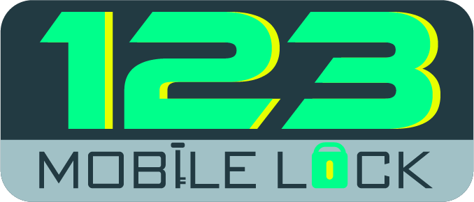 123 Mobile Lock logo